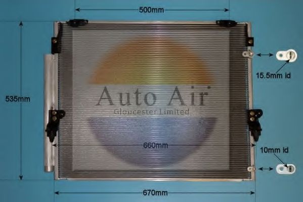 16-9959 AUTO+AIR+GLOUCESTER Air Conditioning Condenser, air conditioning