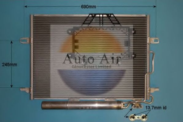 16-5013 AUTO AIR GLOUCESTER Condenser, air conditioning