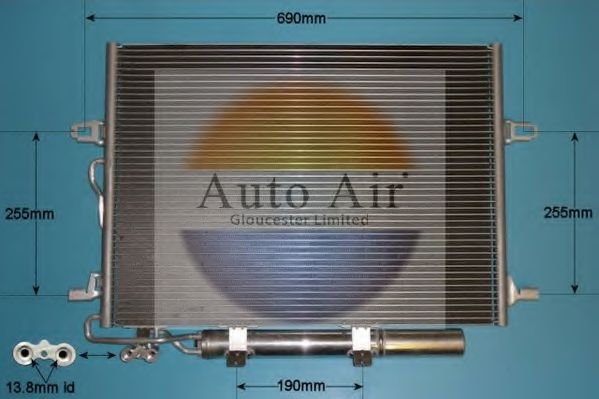 16-8895A AUTO+AIR+GLOUCESTER Air Conditioning Condenser, air conditioning