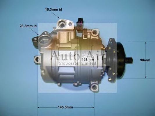 14-1263P AUTO+AIR+GLOUCESTER Air Conditioning Compressor, air conditioning