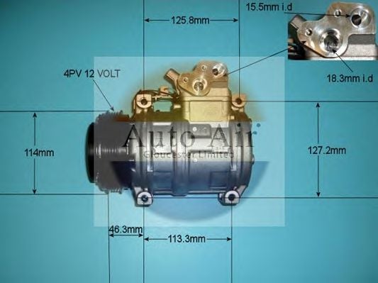14-7883 AUTO+AIR+GLOUCESTER Air Conditioning Compressor, air conditioning