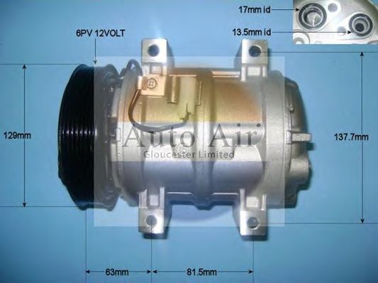 14-9648P AUTO+AIR+GLOUCESTER Air Conditioning Compressor, air conditioning