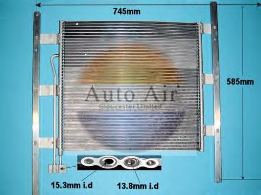 16-1184 AUTO+AIR+GLOUCESTER Air Conditioning Condenser, air conditioning