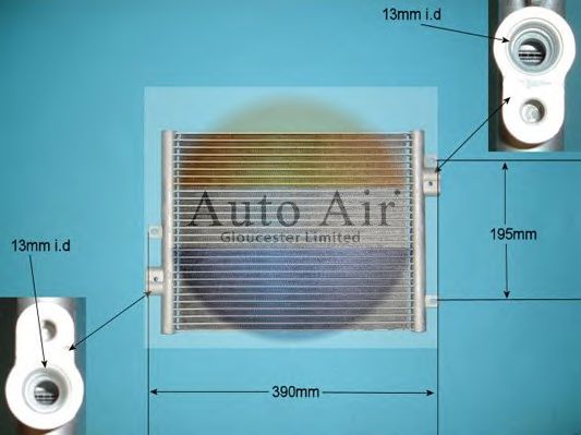 16-1264A AUTO+AIR+GLOUCESTER Condenser, air conditioning