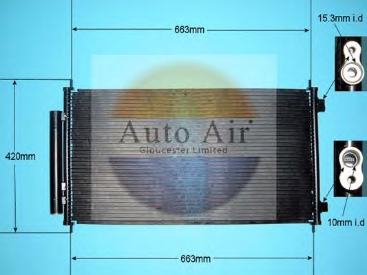 16-1345 AUTO+AIR+GLOUCESTER Condenser, air conditioning