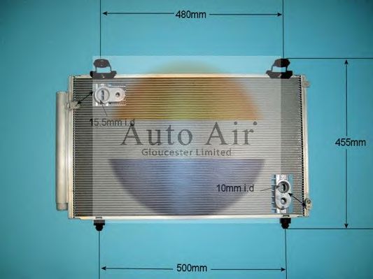16-1349 AUTO+AIR+GLOUCESTER Air Conditioning Condenser, air conditioning