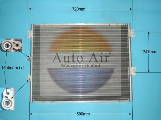 16-1350 AUTO+AIR+GLOUCESTER Condenser, air conditioning