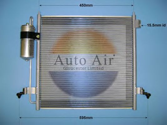 16-2090 AUTO+AIR+GLOUCESTER Air Conditioning Condenser, air conditioning