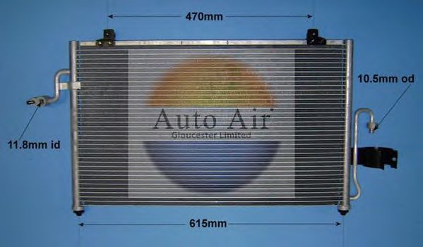 16-9764 AUTO+AIR+GLOUCESTER Condenser, air conditioning