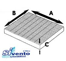G226 SIVENTO Heating / Ventilation Filter, interior air
