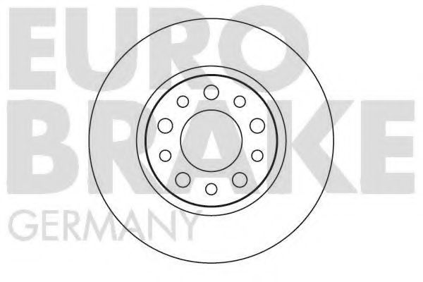 5815201024 EUROBRAKE Brake System Brake Disc