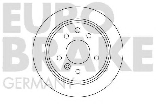 5815201217 EUROBRAKE Brake System Brake Disc