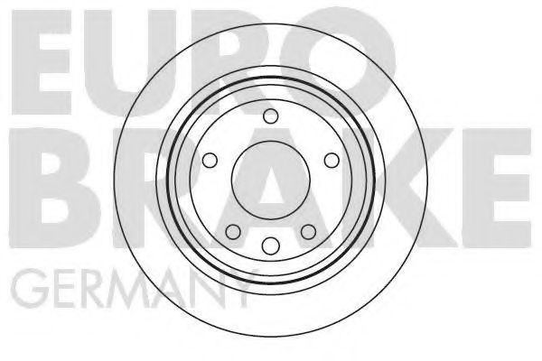 5815201218 EUROBRAKE Brake System Brake Disc