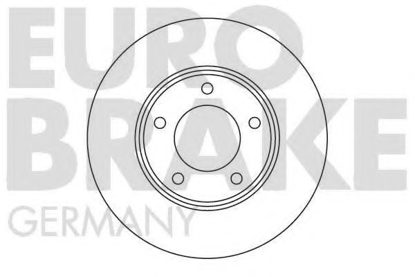 5815201220 EUROBRAKE Brake System Brake Disc