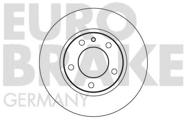 5815201512 EUROBRAKE Brake System Brake Disc