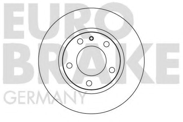 5815201527 EUROBRAKE Brake System Brake Disc