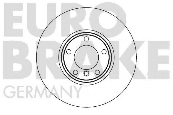 5815201544 EUROBRAKE Brake Disc
