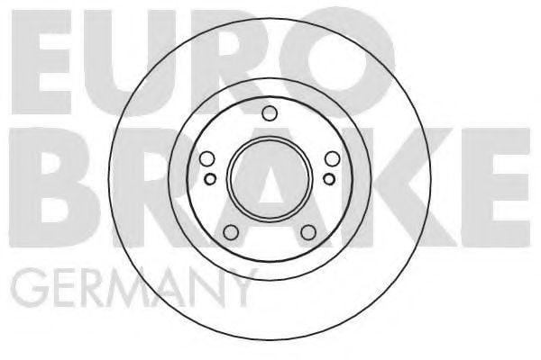 5815202267 EUROBRAKE Brake System Brake Disc