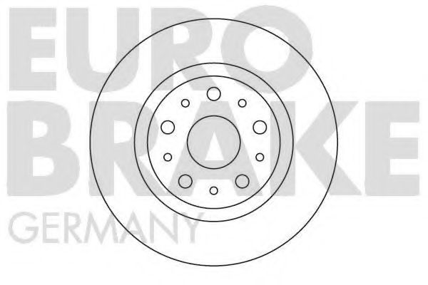 5815202334 EUROBRAKE Brake System Brake Disc