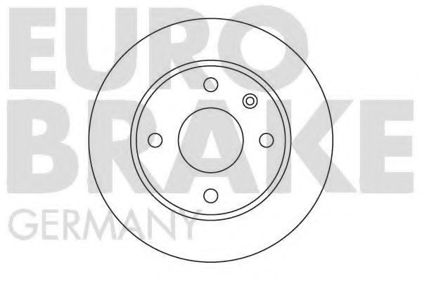 5815202512 EUROBRAKE Brake System Brake Disc
