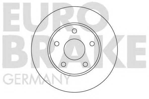 5815202524 EUROBRAKE Brake System Brake Disc