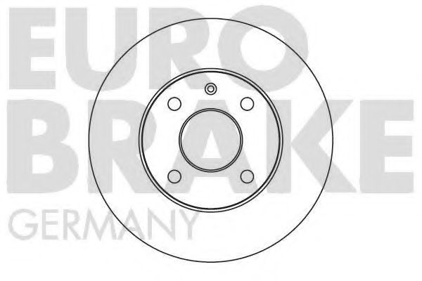 5815202529 EUROBRAKE Brake System Brake Disc