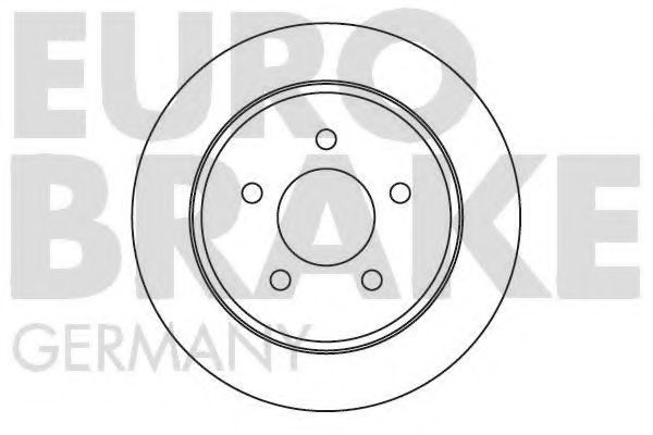 5815202572 EUROBRAKE Brake System Brake Disc