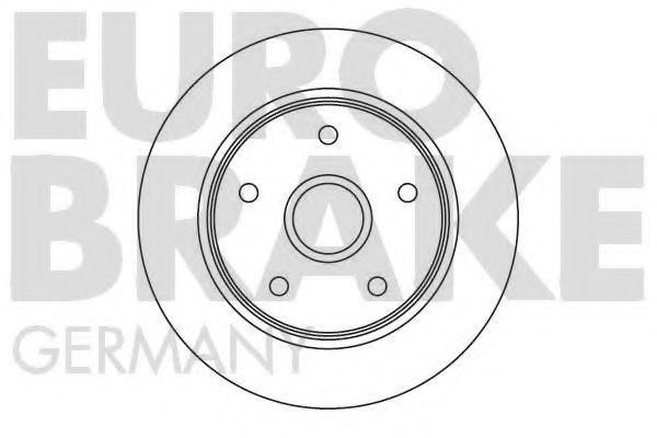 5815203233 EUROBRAKE Brake System Brake Disc