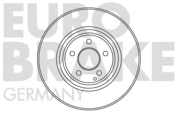 5815203382 EUROBRAKE Brake System Brake Disc