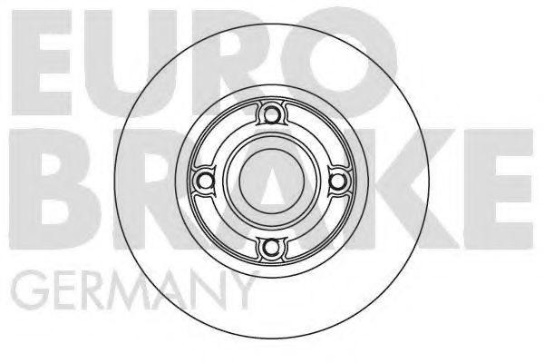 5815203916 EUROBRAKE Тормозная система Тормозной диск