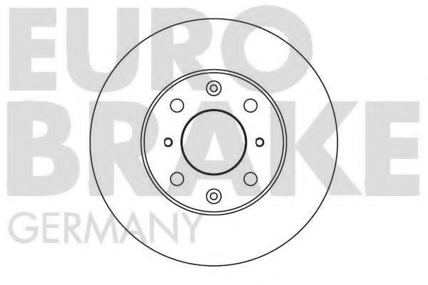 5815204006 EUROBRAKE Brake System Brake Disc