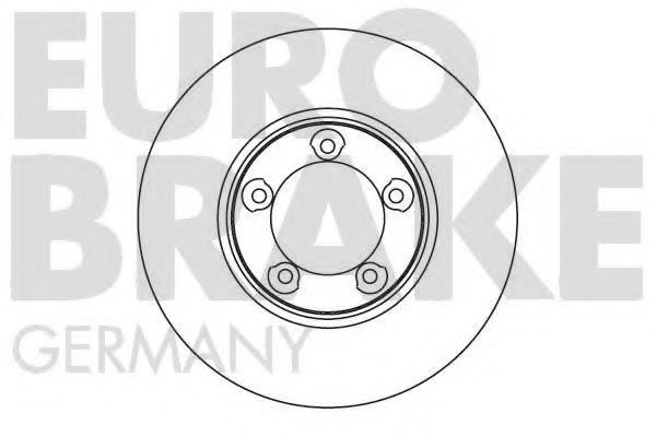 5815204021 EUROBRAKE Brake Disc