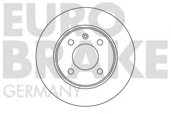5815204304 EUROBRAKE Brake System Brake Disc