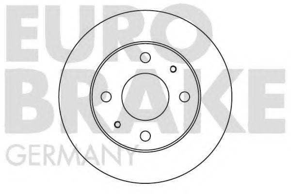 5815204413 EUROBRAKE Brake System Brake Disc