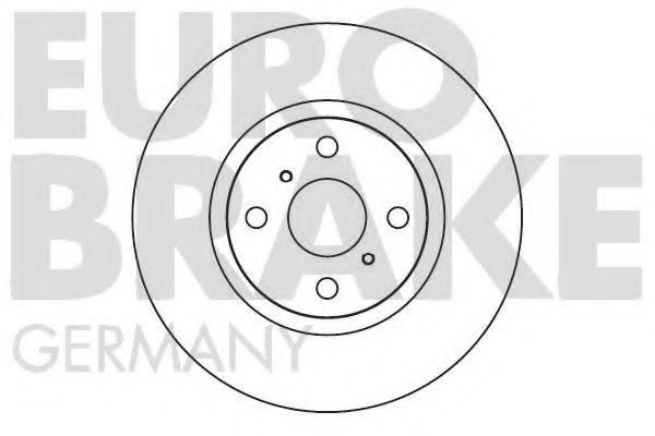 58152045108 EUROBRAKE Brake System Brake Disc