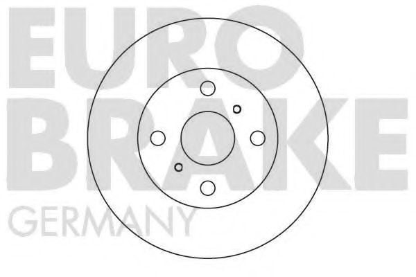 5815204512 EUROBRAKE Brake System Brake Disc