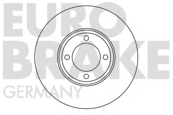 5815204528 EUROBRAKE Brake System Brake Disc