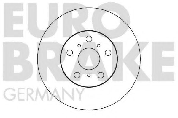 5815204534 EUROBRAKE Brake Disc
