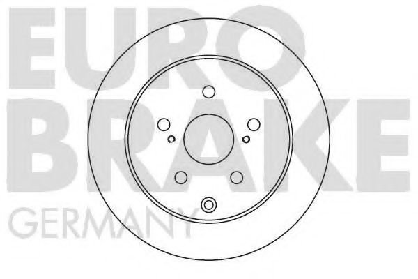 5815204546 EUROBRAKE Brake System Brake Disc