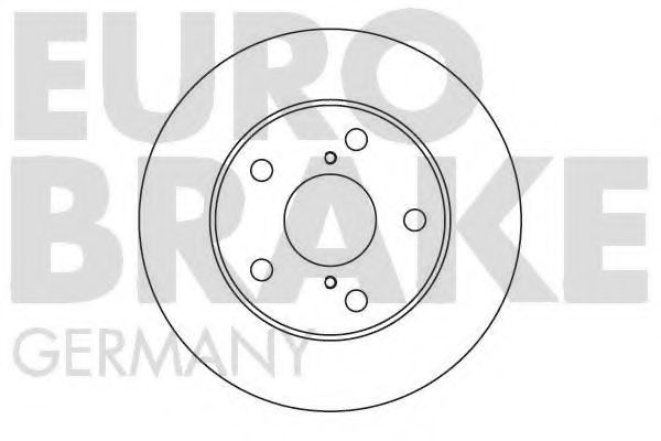 5815204555 EUROBRAKE Brake System Brake Disc