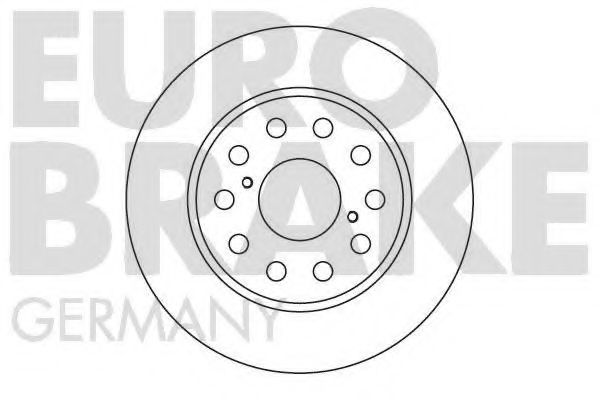 5815204556 EUROBRAKE Brake System Brake Disc
