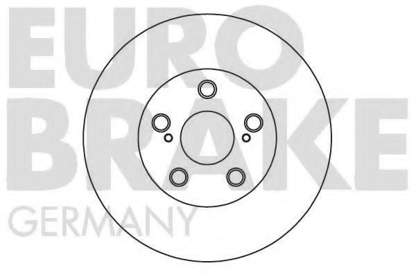 5815204572 EUROBRAKE Brake Disc
