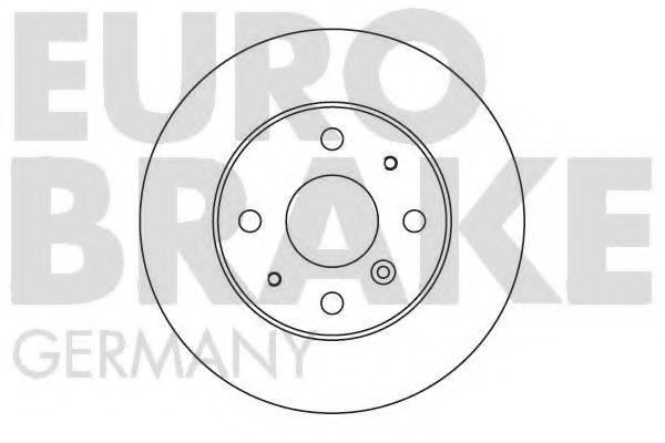 5815205106 EUROBRAKE Brake System Brake Disc