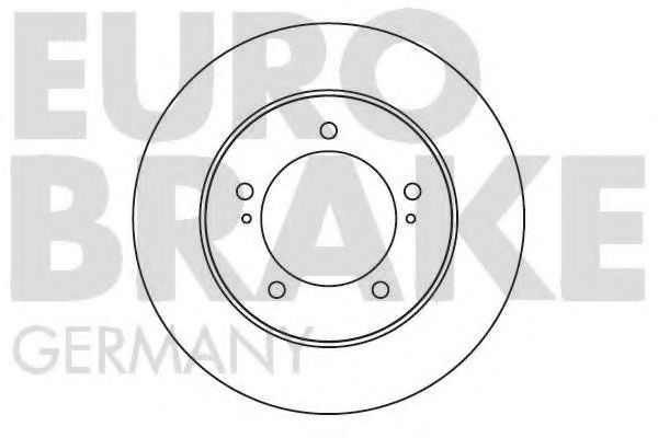 5815205215 EUROBRAKE Brake System Brake Disc