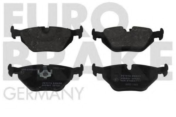 5502221516 EUROBRAKE Brake Pad Set, disc brake