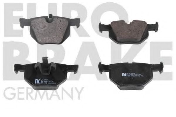 5502221566 EUROBRAKE Brake Pad Set, disc brake