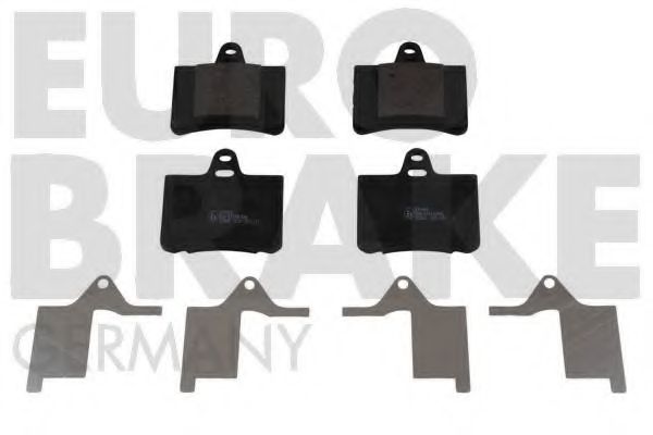 5502221946 EUROBRAKE Brake Pad Set, disc brake