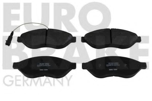 5502221959 EUROBRAKE Brake Pad Set, disc brake