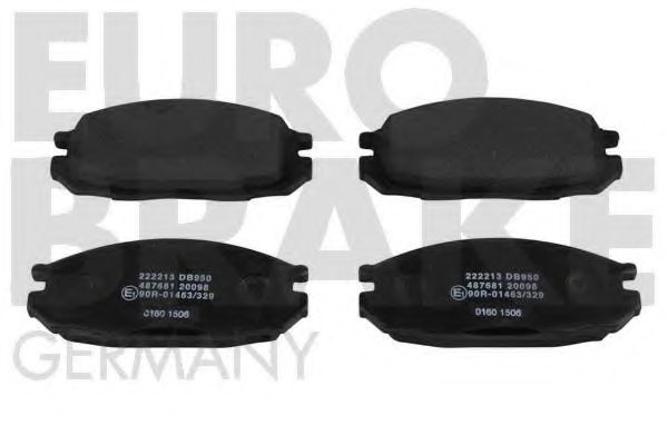 5502222213 EUROBRAKE Brake Pad Set, disc brake