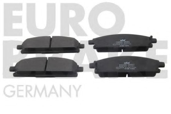 5502222256 EUROBRAKE Brake Pad Set, disc brake